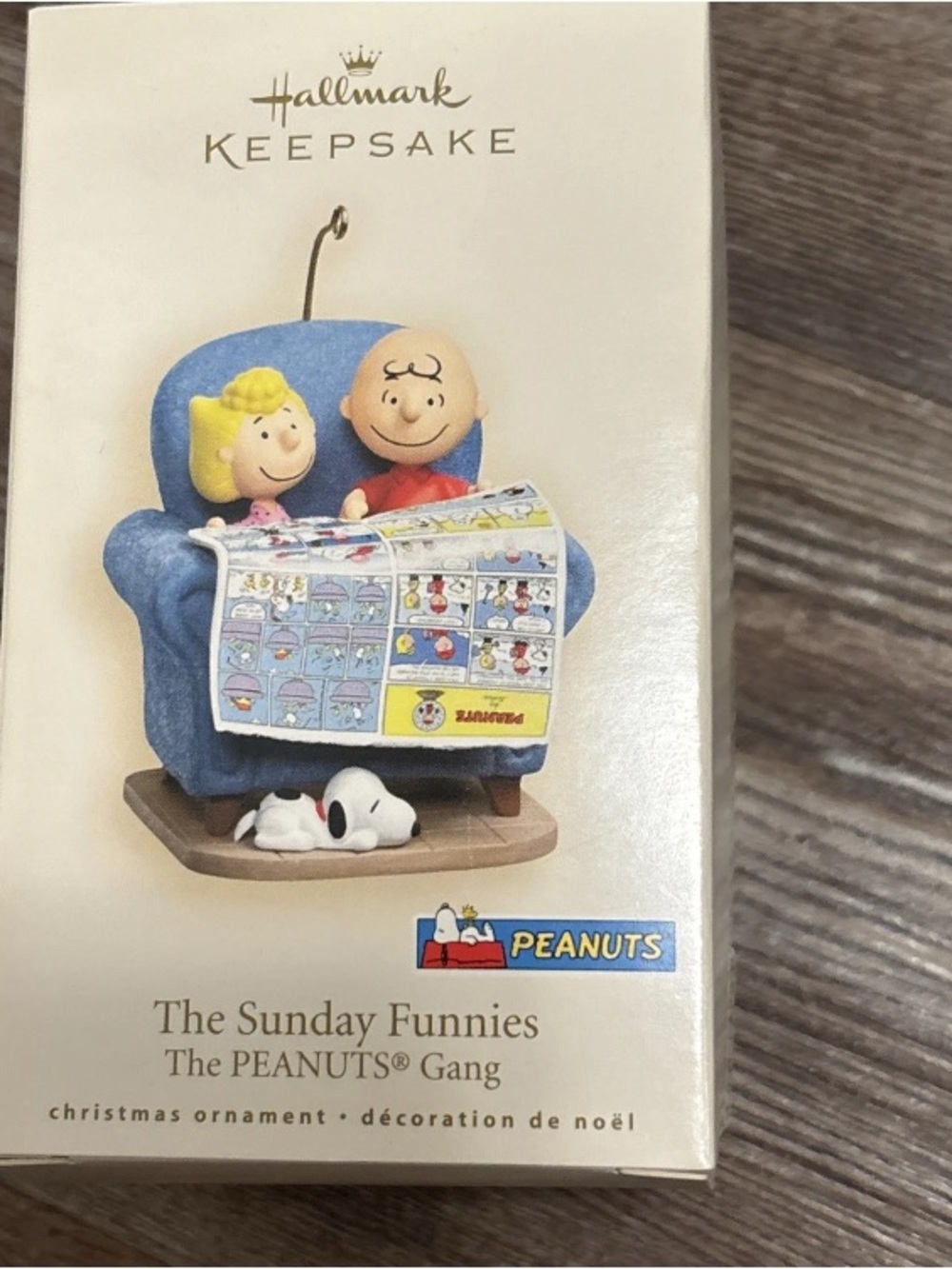 Hallmark Keepsake Ornament 2007 Peanuts Gang The Sunday Funnies Snoopy Charlie